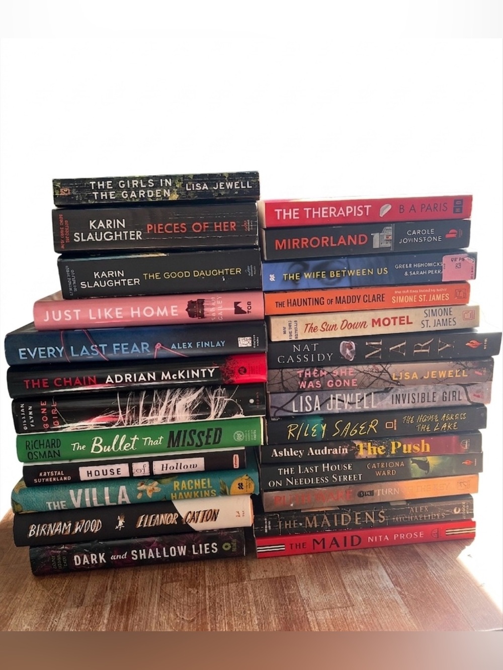 Thriller & Mystery Book Lot